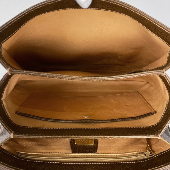 Gucci Bamboo Handbag, 2-Way Shoulder Bag, Leather, Brown, Women's - Picture 8 of 8